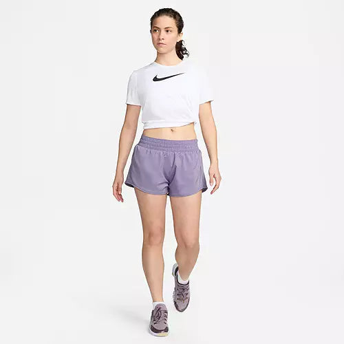 Nike Women's One Dri-FIT Mid-Rise 3" Brief-Lined Shorts Talla: Medium / Large