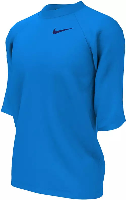 Nike Boys' Hydro Half-Sleeve RashGuard AZUL