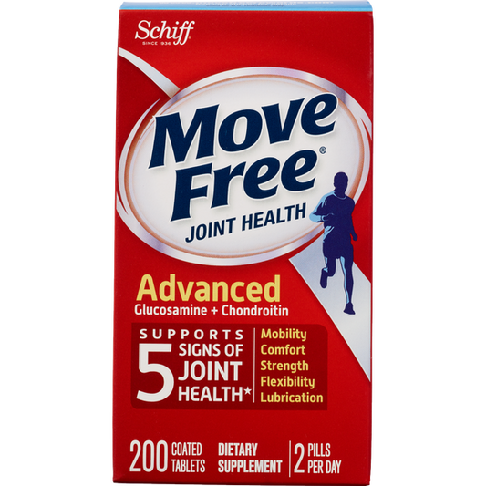 Move Free (Glucosamina/Chondritin/Acido Hyaluronico - Suplemento para Articulaciones) 200 Ct.