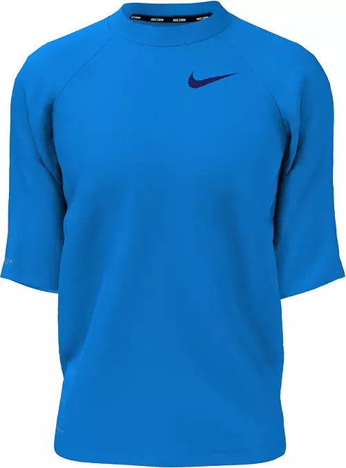 Nike Boys' Hydro Half-Sleeve RashGuard AZUL