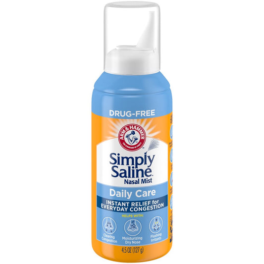 Arm & Hammer Spray nasal de uso diario - Simply Saline  130ml (4,5 oz)