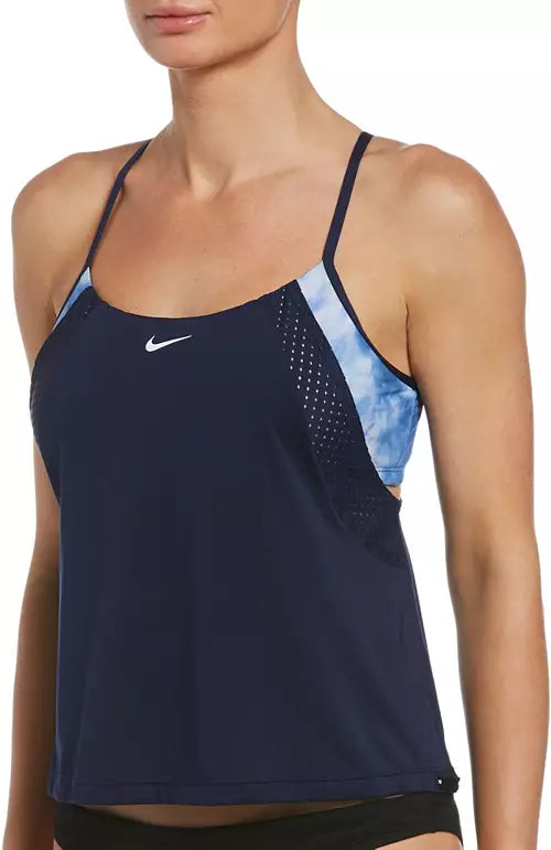 Nike Women's Layered Tankini Top Talla: Large