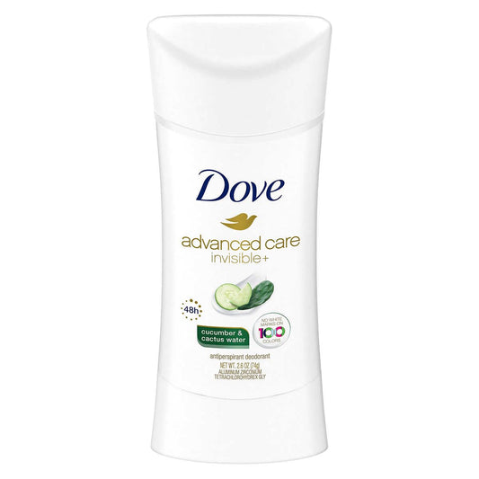 Dove Advanced Care Invisible+ Deodorante, 74 gr (2.6 oz)