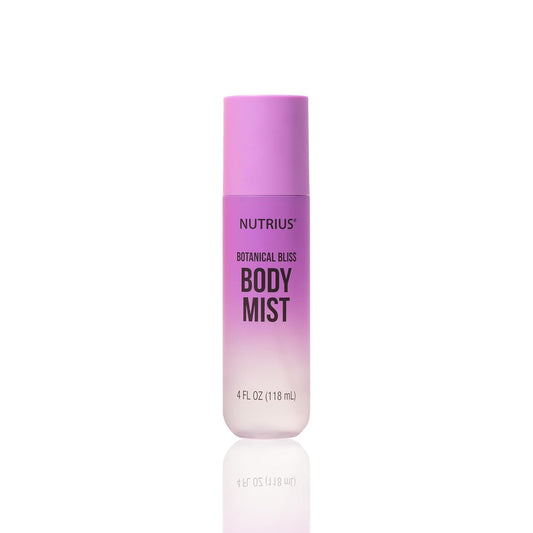 Nutrius Body Mist - Botanical Bliss, 4oz/120ml - Refreshing and Hydrating Daily Fragrance