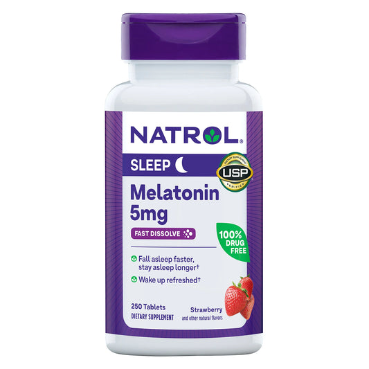 Natrol -Melatonin 5mg tabletas de rapida disolucion  (250 ct)