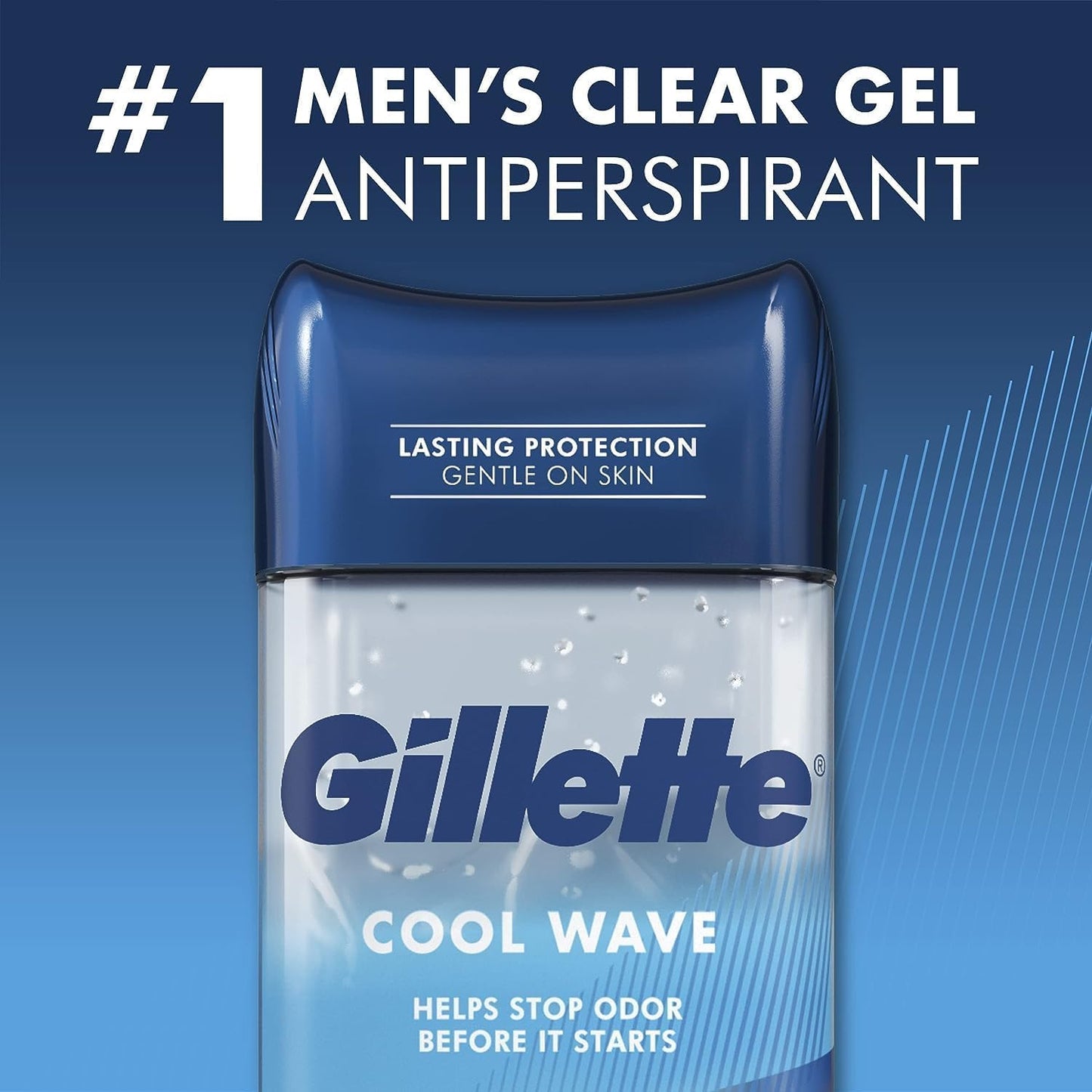 Gillette Cool Wave Gel Men's  Deodorante 108gr (3.8oz)