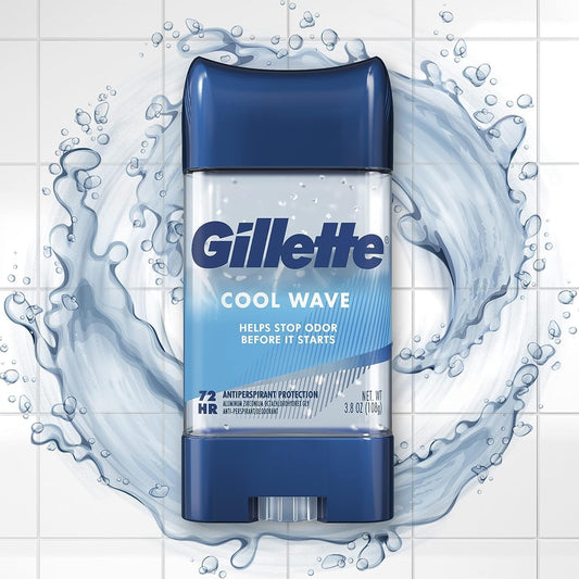 Gillette Cool Wave Gel Men's  Deodorante 108gr (3.8oz)