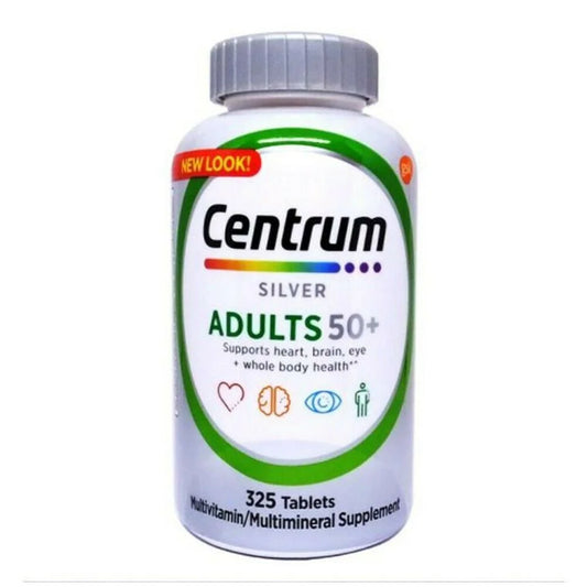 Centrum Silver ADULTO 50+ Multivitamin and Multimineral Supplement, 325ct.