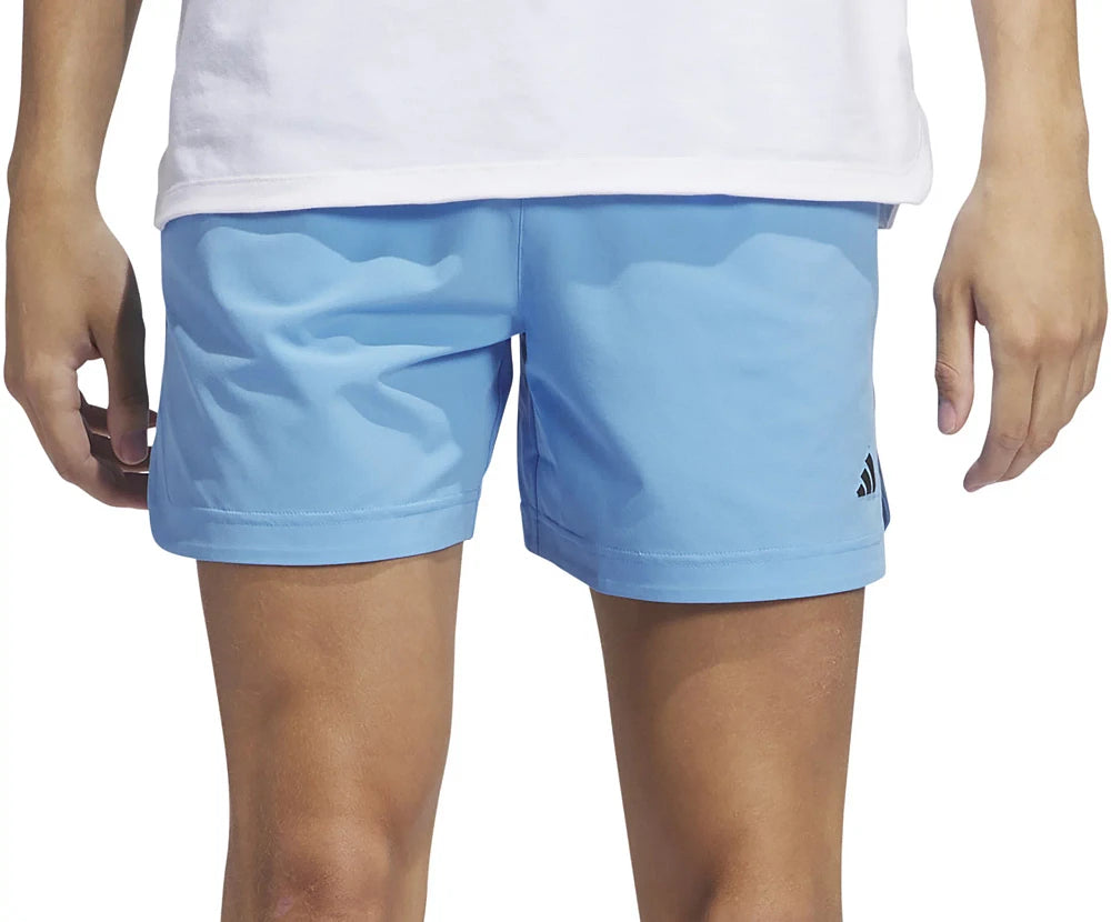 Men’s Adidas Axis Woven Light Blue Shorts. 7in. Inseam (AEROREADY)